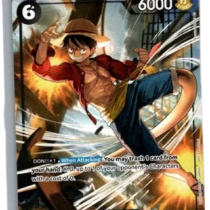 One Piece Monkey D. Luffy (P-035) English Promo Card - Sealed