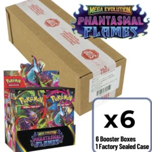 Pokemon Phantasmal Flames BOOSTER BOX SEALED CASE OF 6 11/14 SHIPS NOW