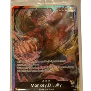 One Piece Monkey D. Luffy Foil English Promo Card P-L Battle Kit Vol 2 - Sealed